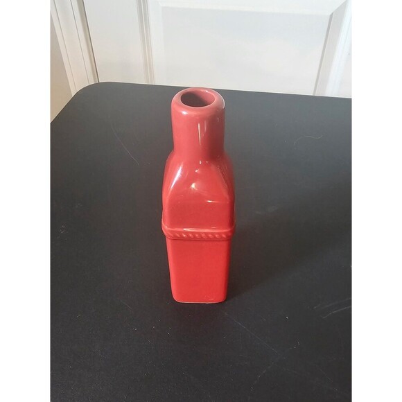 Belaverra oil and vinegar ceramic cruets bottles with metal stand - Picture 4 of 6